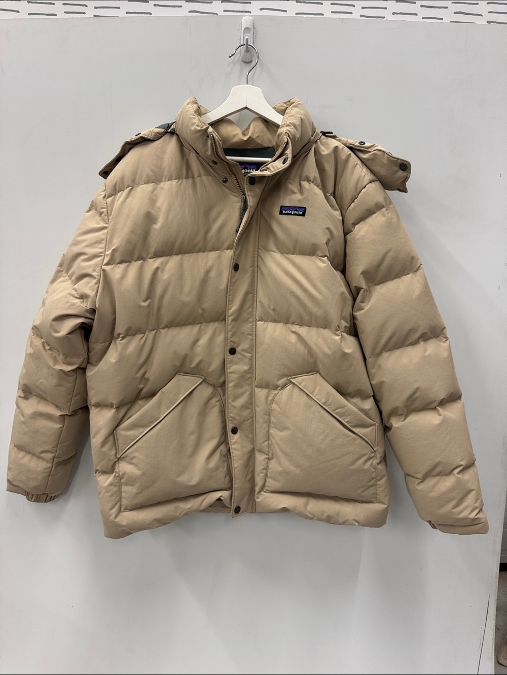 Patagonia Men's Hooded Downdrift Quilted Down Puffer Winter Jacket Size XXL